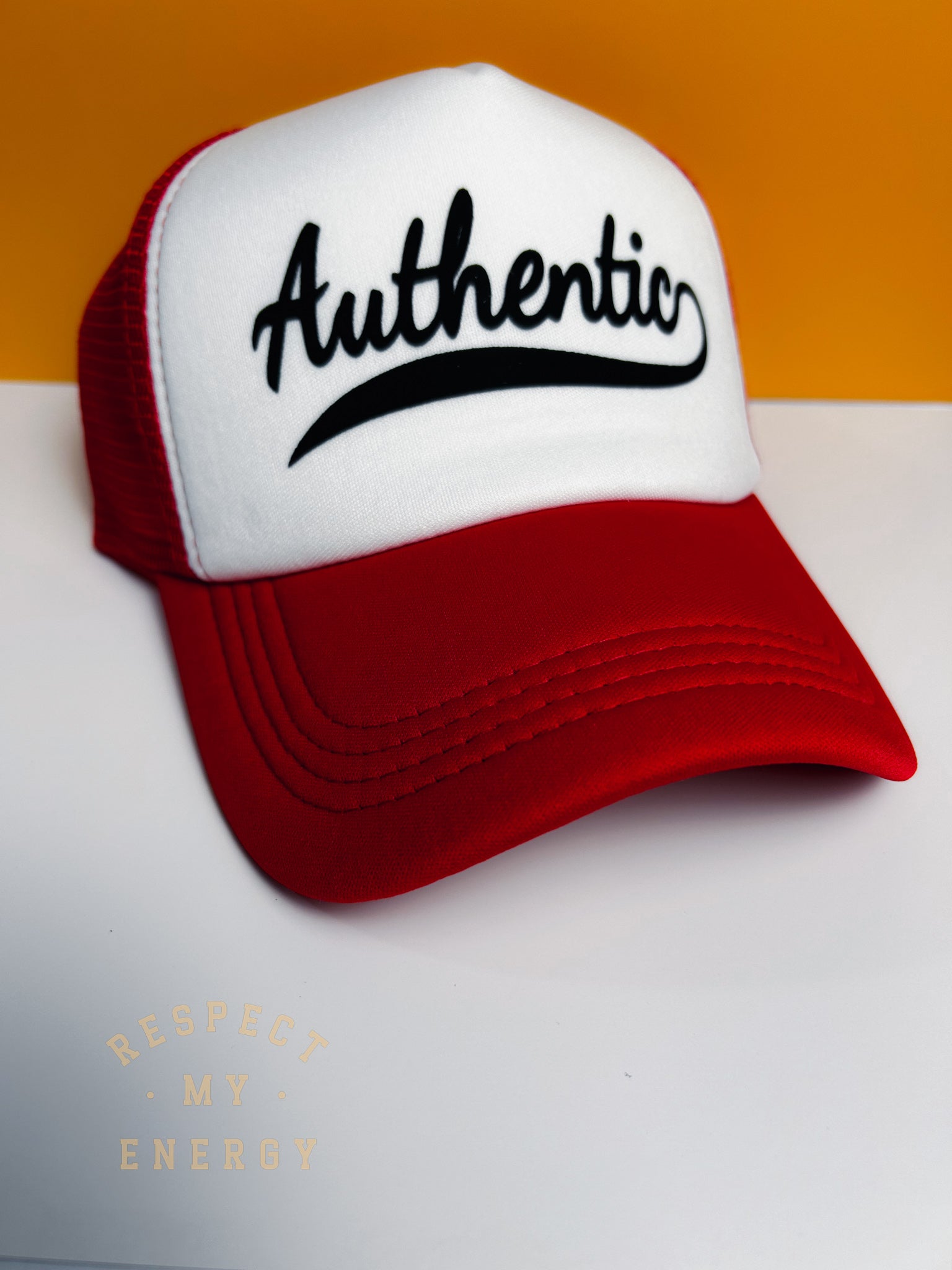Respect my energy Authentic Gym Hat