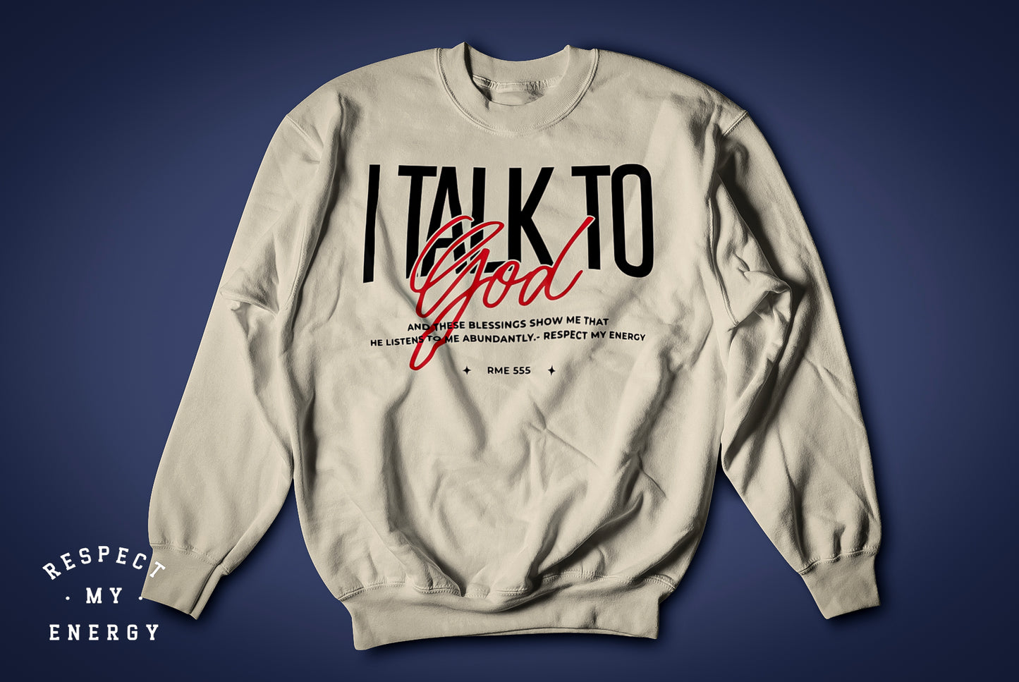 "I Talk to God" unisex hoodie