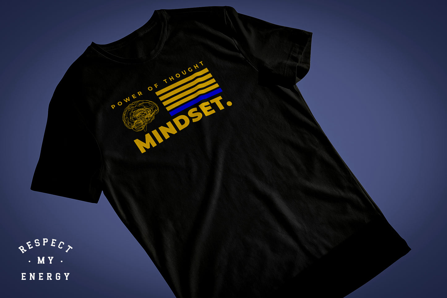 "Mindset with flag" short sleeve t-shirt