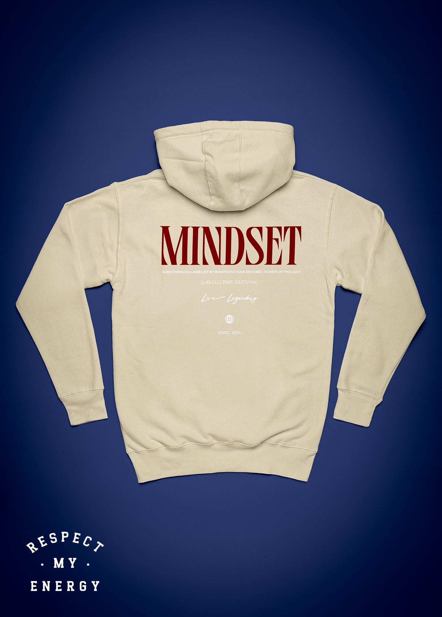 "Mindset" long sleeve hoodie