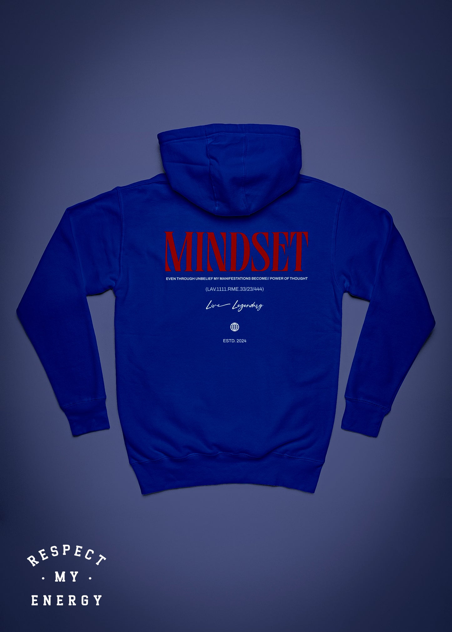 "Mindset" long sleeve hoodie