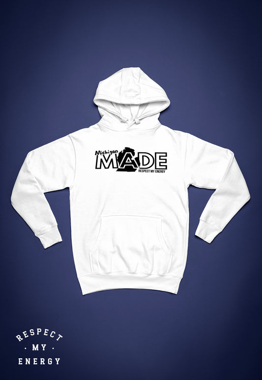 michigan "Made" me unisex hoodie long sleeve