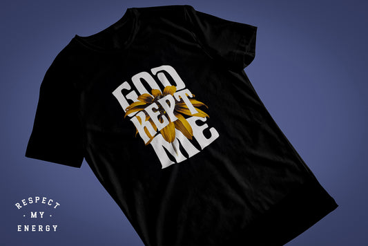 God kept me short sleeve t-shirt